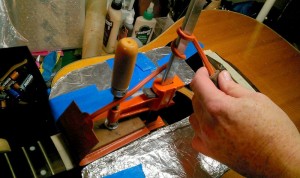 A fogólap melegítése leszedéshez