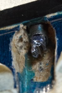 Ismét letört a rúd egy darabja