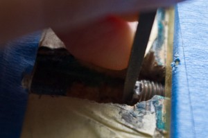 A tágítás reszelővel