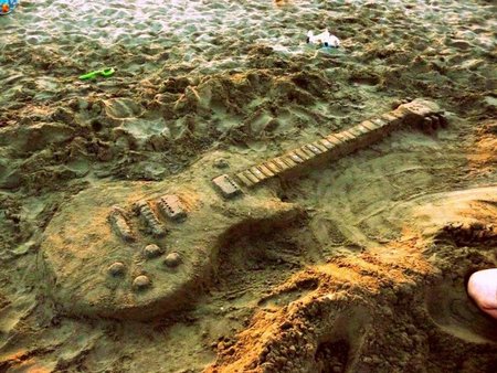 Gibson Les Paul homokból