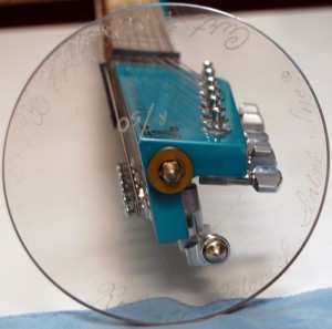 Roberts RotoNeck a forgató korong (ez csak két fogólapos verzió)