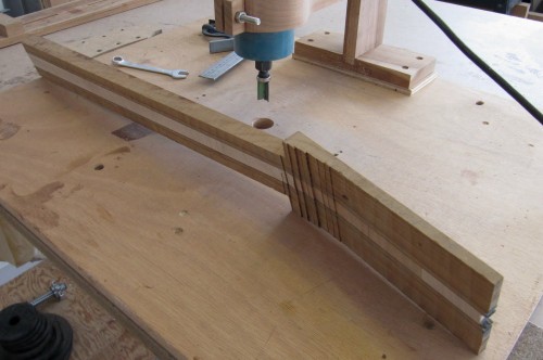 A laminált nyak készítése A laminált nyak készítése