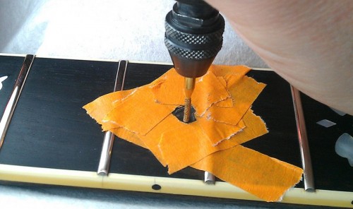 Ezt a csiszolót használtam a Dremellel